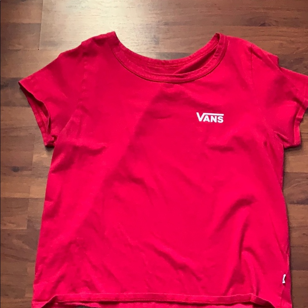 Vans red shirt